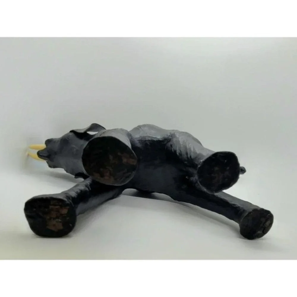 Vintage Leather Wrapped‎ Elephant